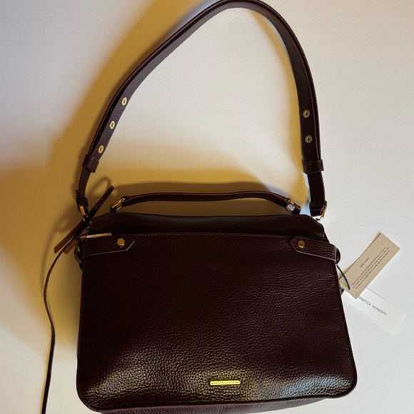NWT Rebecca Minkoff Darren Messenger Bag in Currant - Picture 2 of 3